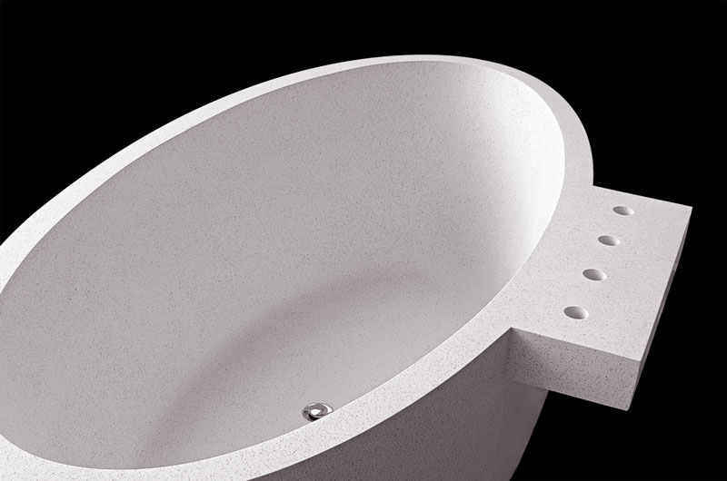 resin terrazzo bathtub